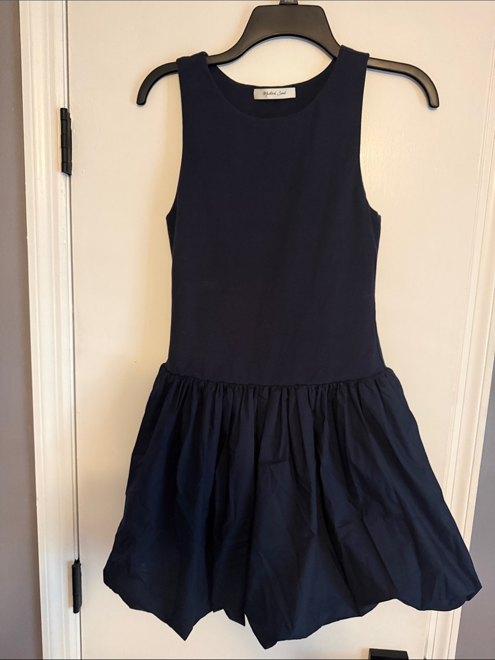Mustard Seed Navy Sleeveless Women Dress